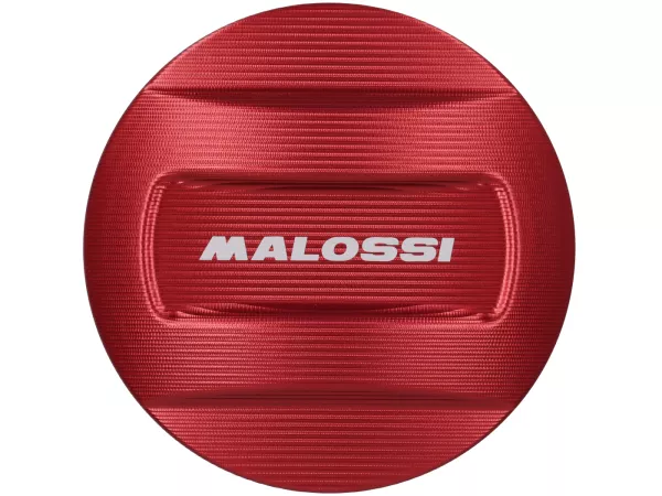 Abdeckung Variodeckel -MALOSSI-, Aluminium, hart eloxiert- Piaggio Leader/Quasar Motor - ET4, LX/LXV125-150, S125-150, GT/GTS/GTV/GTL 125-300, Royal Alloy GP, TG - rot