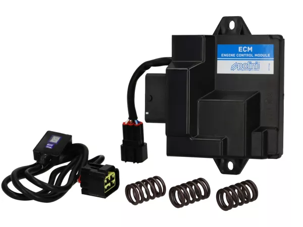 CDI -POLINI ECM- Piaggio 50 ccm 4-takt (3-kleppen) - Vespa Primavera 50 3V iGet (Euro5), Sprint 50 iGet (Euro5), Piaggio Liberty 50 iGet (Euro5)