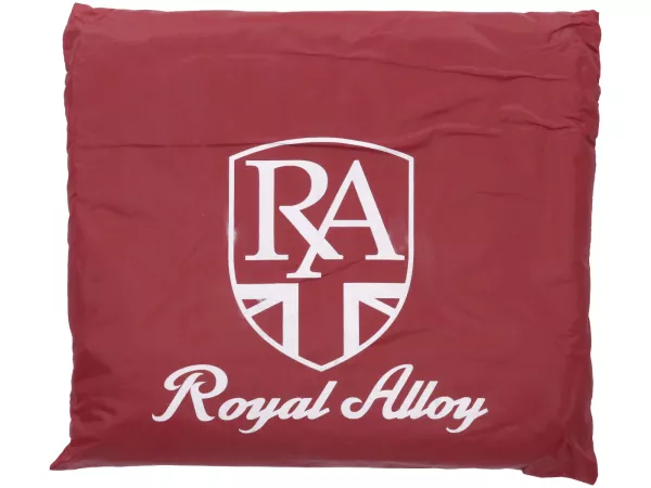 Tarpaulin, folding garage, scooter garage -SPAQ- Indoor- Royal Alloy GP 125-350, TG 125-350 - red