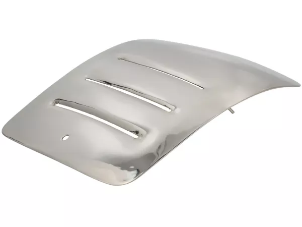 Battery door -SPAQ- Royal Alloy GP 125-300, TG 125-300 - polished stainless steel