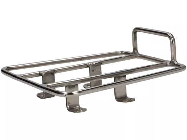 Rear luggage rack -SPAQ- Sprint Rack- Royal Alloy GP 125-300 - polished stainless steel