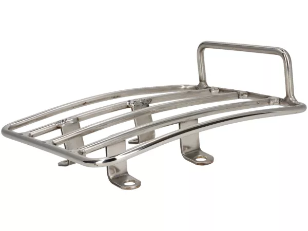 Rear luggage rack -SPAQ- Sprint Rack- Royal Alloy TG 125-300 - polished stainless steel