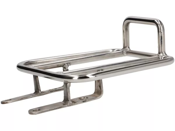 Rear luggage rack -SPAQ- Sprint Rack- Royal Alloy GP 125-300 - polished stainless steel