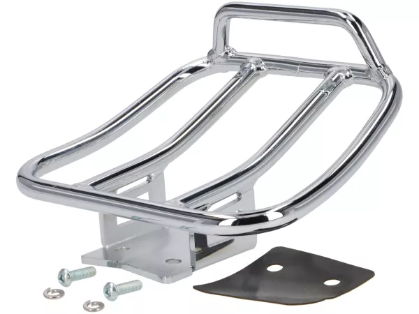 Rear luggage rack Sport -REGIA- Vespa Primavera 50-125, Sprint 50-150 - chrome