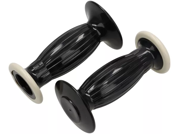 Griffe Lambretta Mod. Biemme -SECURIT ANTIVIBRANTE- Lambretta Serie 3, lui 50 CL, lui 75 S, SL – Durchmesser 24mm - schwarz