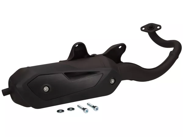 Echappement -TECNIGAS- Silent Pro Black - Peugeot 50 cm3 (horizontal) - Jetforce 50 C-Tech, Speedfight 3 50 AC (2T), Ludix, Streetzone