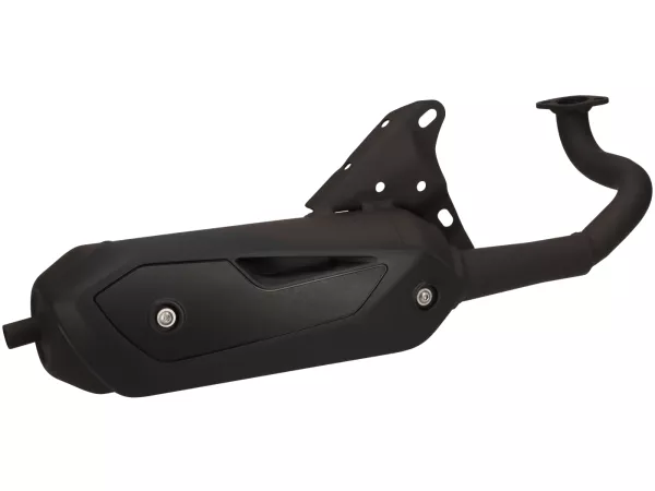 Escape -TECNIGAS- Silent Pro Black - Minarelli 50 ccm (horizontal)