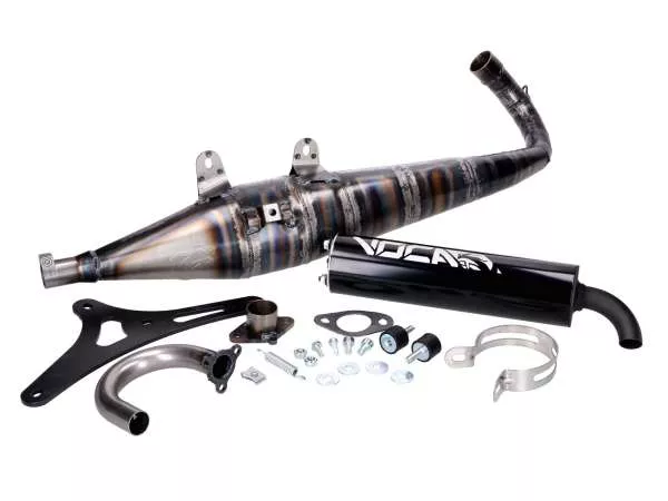 Pot d’échappement -VOCA RACING Corse- Piaggio 125-150ccm - Piaggio SKR 125-150, TPH 125/150, Aprilia SR125, Italjet Dragster 125