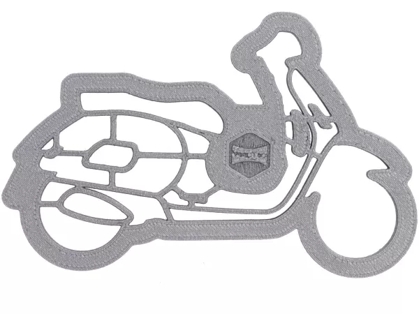 Cookie cutter / biscuit cutter for biscuits -VESPTEC- Vespa GTS, GTS125, GTS300 12cm, plastic
