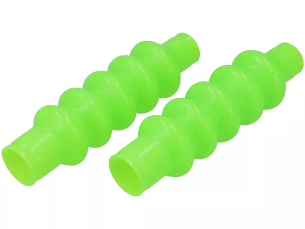 Schokdemperbalg voor-BGM PRO Gaitors- Lambretta LI, LIS, SX, TV, DL, GP - neon groen