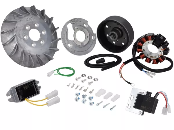 Tändning -SIP VAPE Road Classic 12V AC- Vespa Smallframe Ø20mm kon- Vespa PK XL, PK XL2, HP3, HP4 - Motovespa PK XL 75/125, FL 75/125