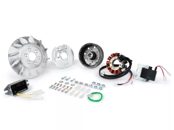 Tändning -SIP VAPE Touring, AC- Vespa Smallframe Ø19mm kon- Vespa V50, 50N, V90, PV, ET3, PK S - Motovespa 50 3-växlad/4-växlad, 75/75 U2, 125 Super/SL, 125 Primavera (PR/T/PN/NV/NK), PK 75 S/PK 125 S