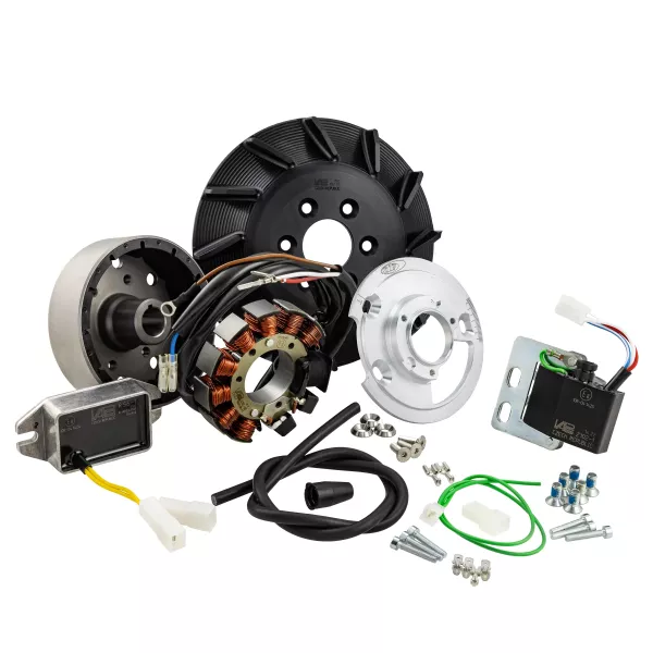 Ignition - SIP VAPE SPORT- Black Edition -12V AC- Vespa Smallframe Ø19mm cone Vespa 50N, Spezial, PV, ET3 PK50/125S Motovespa 50/125
