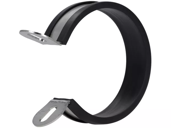 Abrazadera para silenciador trasero -MR PARTS & STYLE- para escape con patrón de agujeros Franspeed / JL- Lambretta series 1-3