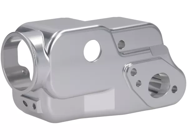 Vergaserwanne -BGM PRO Faster Flow CNC- Vespa Largeframe, Vergaser SI 20, 24, 26, 28 - aluminium eloxiert