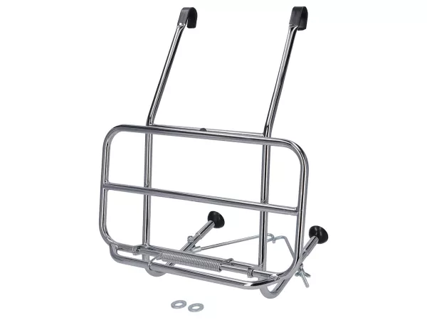 Portaequipajes delantero SUPER ACCESSORI -by CUPPINI- Lambretta LI (Series 2-3), LIS, SX, TV (Series 2-3), DL, GP - Cromo
