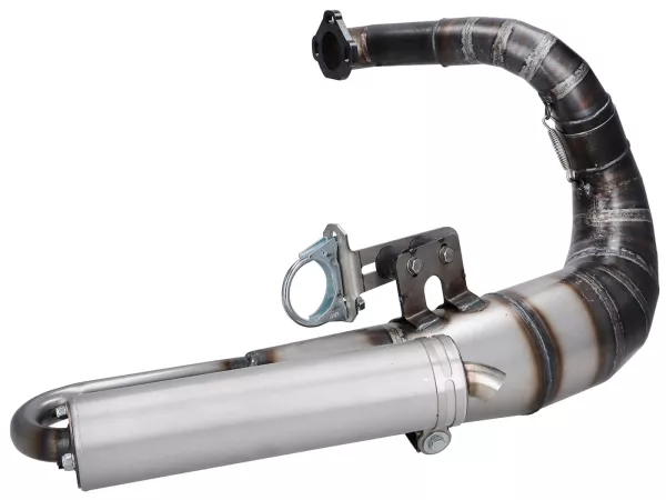 Auspuff -EGIG PERFORMANCE Flüster Goofi D&F- Egig 220, verschraubter Enddämpfer- Vespa ET3, PV125 - Stoßdämpferversatz notwendig