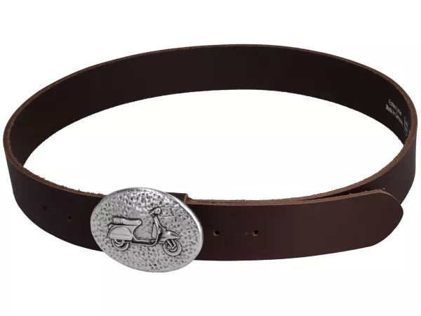 Riem -MALOSSI- Lion Belt - zwart