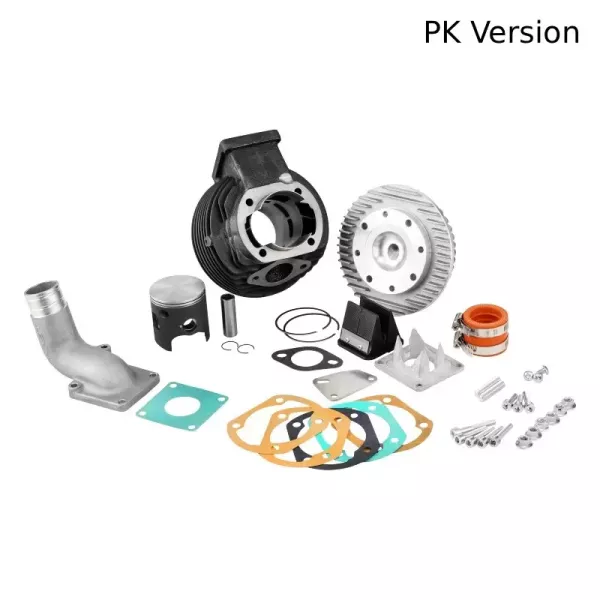 Cylinder -ITALKAST GR-V 135 ccm Ø58mm, stroke=51mm, cast iron, direct intake, 8-valve diaphragm with carbon plates- Vespa PK80, PK125 S/XL/XL2, ETS