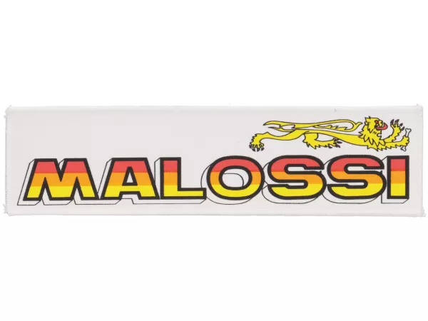 Aufnäher - Patch -MALOSSI- MALOSSI Schriftzug mit gesticktem Saum, 23cm