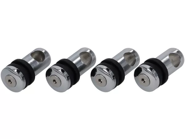 Dudukan pengganti untuk kaca depan -MOTO NOSTRA chrome