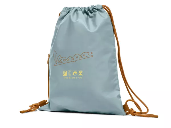 Vespa ryggsäck gympapåse grön