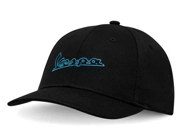 Topi baseball Vespa hitam
