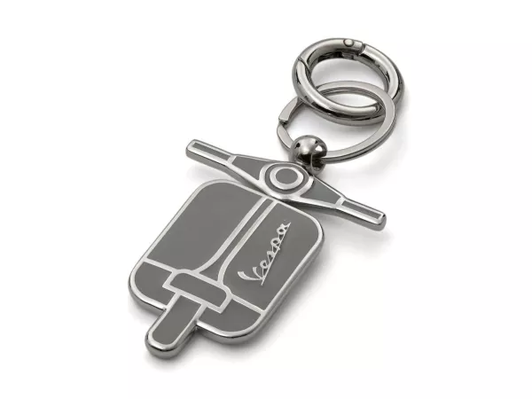 Vespa sleutelhanger grijs