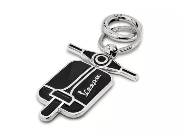 Vespa sleutelhanger zwart