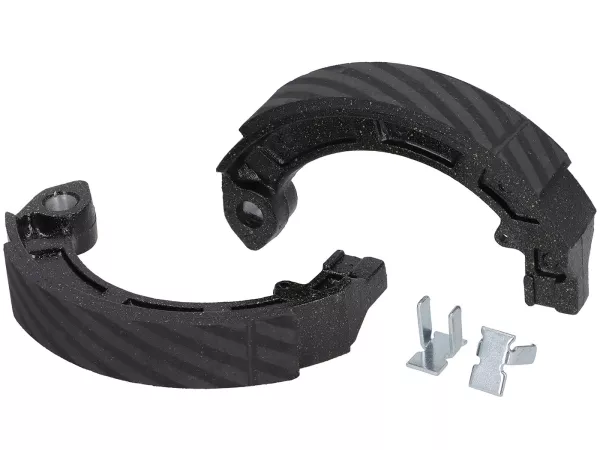 Bromsskor -PINASCO Racing Ø=150x24mm- VESPA PX (vh), PK (vh), T5 125cc (vh), Rally180 (VSD1T), Rally200 (VSE1T) (h), Sprint (h), TS125 (VNL3T) (h), GT125 (VNL2T) (h), GTR125 (VNL2T) (h), GL150 (VLA1T) (h), SS180 (h), GS160 (h), GS150 / GS3 (VS5T) (h)