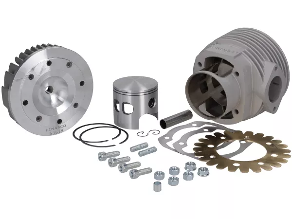 Cylindre -PINASCO Master 260cc, course=62mm, b=Ø73mm, bielle 130mm - Vespa PX200 (pour carter moteur Pinasco 260)