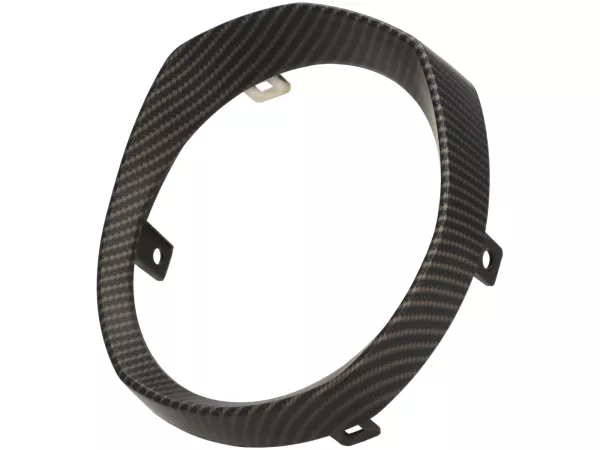 Headlight trim ring -ROYAL ALLOY- Royal Alloy GP 125-300 - Carbon look