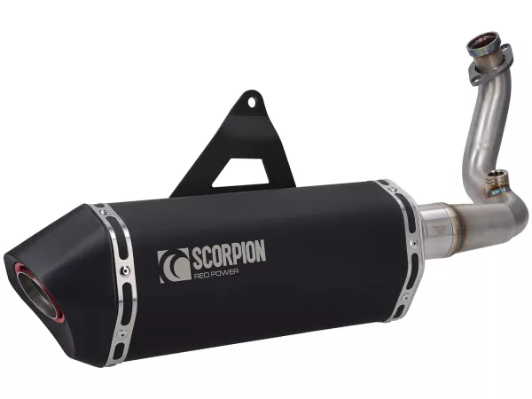Exhaust -SCORPION- Serket Parallel - Royal Alloy GP 300, TG 300 - black coated