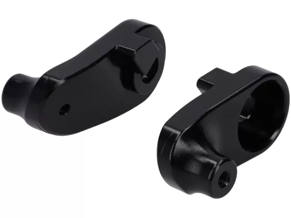 Schokdemperbevestiging lager -S6X- Lambretta LI, LIS, SX, TV, DL, GP, LUI, J50, J100, J125 - zwart