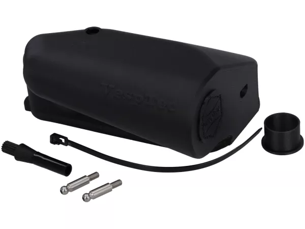 Couvercle de cuve de carburateur -VESPTEC- Qicklock Airbox STANDARD pour carburateur SI28-.Vespa Largeframe 1957-2016 - PX, Rally, Sprint, Super, TS, GT, GTR, VBA, VBB, VNB - plastique (ASA, noir)