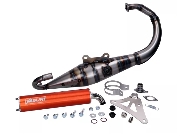 Exhaust -YASUNI- R PRO - Minarelli 50 ccm (vertical) - orange
