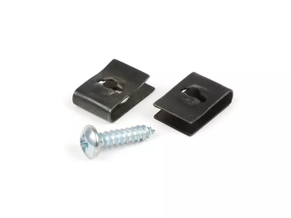 Mounting kit bottom for horn grill -OEM QUALITY (4pc.)- Vespa PK, PX, T5