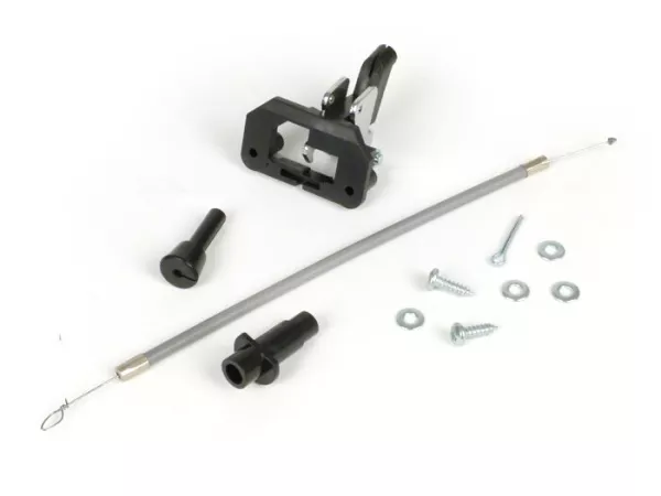 Set pengunci tutup samping dengan pengunci, bushing, kenop dan tarikan -VESPA- Vespa PK XL, PK XL2, HP, PK XL2 otomatis