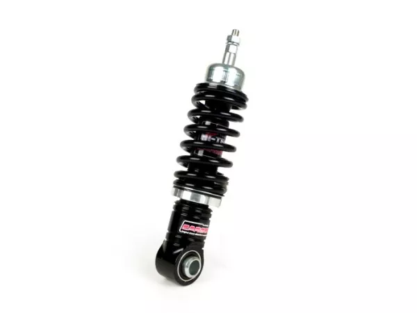 Voorschokdemper -CARBONE HI-TECH, 200mm- Vespa V50, PV125, ET3 - zwarte veer