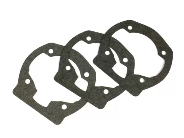 Gasket set for cylinder base -QUATTRINI M1X 172cc- 0.25mm/0.50mm/0.75mm, 3 transfer ports- Vespa PX125, PX150, Cosa125, Cosa150, GTR125, TS125, Sprint Veloce (VLB1T 0150001-)
