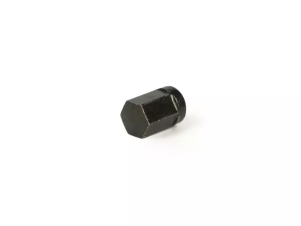Domed cap nut for tubeless rim -M8 x 1.25mm (10.9) with 14mm collar- SIP type - WS=12mm, h=19.3mm - black
