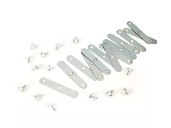 Stoelbekledingsklem -OEM KWALITEIT- Vespa/Lambretta - incl. klinknagels