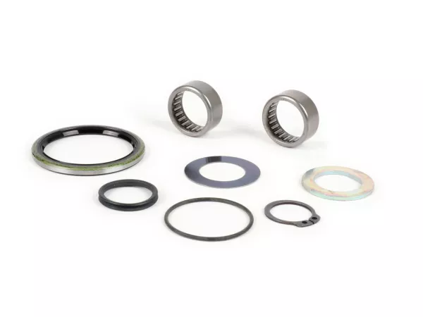 Overhaul kit front brake hub back plate -OEM QUALITY- Vespa PX (since 1984), T5 125cc, Cosa, PK - 20mm axle