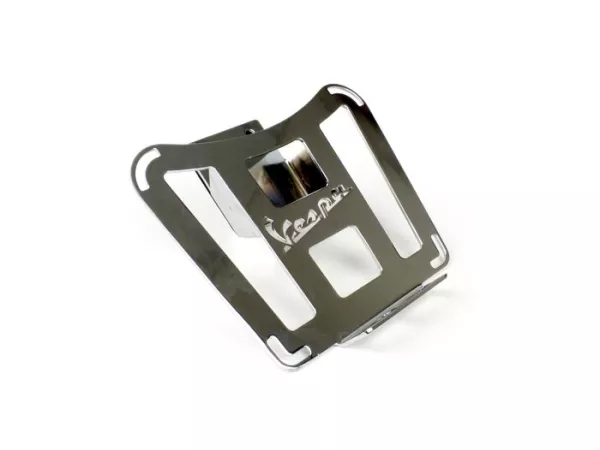 Rear rack -CLASSIC RACKS- Vespa Primavera50 (ZAPC531, ZAPC532), Vespa Primavera125 (ZAPM811), Vespa Primavera150 (ZAPM812), Vespa Sprint50cc (ZAPC53101, ZAPC53201), Vespa Sprint125 (RP8M82111, ZAPM81300, ZAPM81301) - show chrome