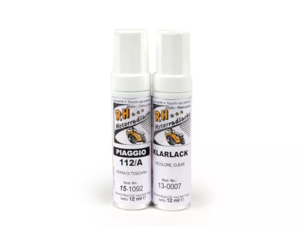 Touch-up pencil -RH LACKE- Piaggio 112/A brown (terra di tosca), 2 x 12ml