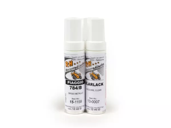 Lackstift -RH LACKE- Piaggio 784/B Grey (grigio metallo), 2 x 12ml