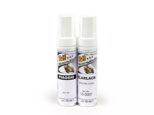 Touch-up pencil -RH LACKE- Piaggio 505/A white (iceberg), 2 x 12ml