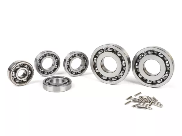 Ball bearing set for engine -SCOOTER CENTER- Vespa Wideframe VM1-VM2 (1953-1954), VN1-VN2 (VN2T-100074) (1955-1956), VL1-VL2 (1954-1957)