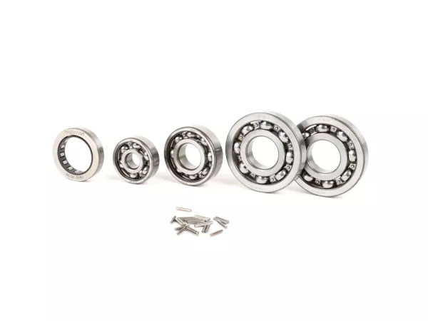 Kogellagerset motor -SCOOTER CENTER- Vespa Largeframe Super125 (VNC1T -011000), VNA1T, VNA2T, VNB1, VNB2T, VNB3T, VNB4T, VNB5T, VNB6T, VBA1T, VBB1T, VBB2T, VGLA, VGLB, GL150 (VLA1M -050118), VNT1, VNT2