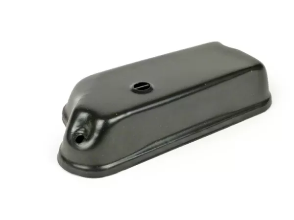 Carburator box cover -OEM QUALITY- Vespa PX (-1984), Rally180 (VSD1T), Rally200 (VSE1T), Sprint150 (VLB1T), TS125 (VNL3T), GT125 (VNL2T), GTR125 (VNL2T), Super, VNA, VNB, VBA, VBB - black